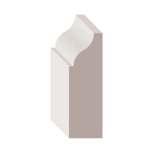 1 3/8" X 7' Primed F-J Door Stop - 0936