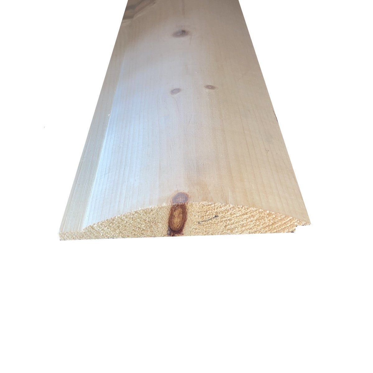 1 1/2" X 8" Pine Log Siding