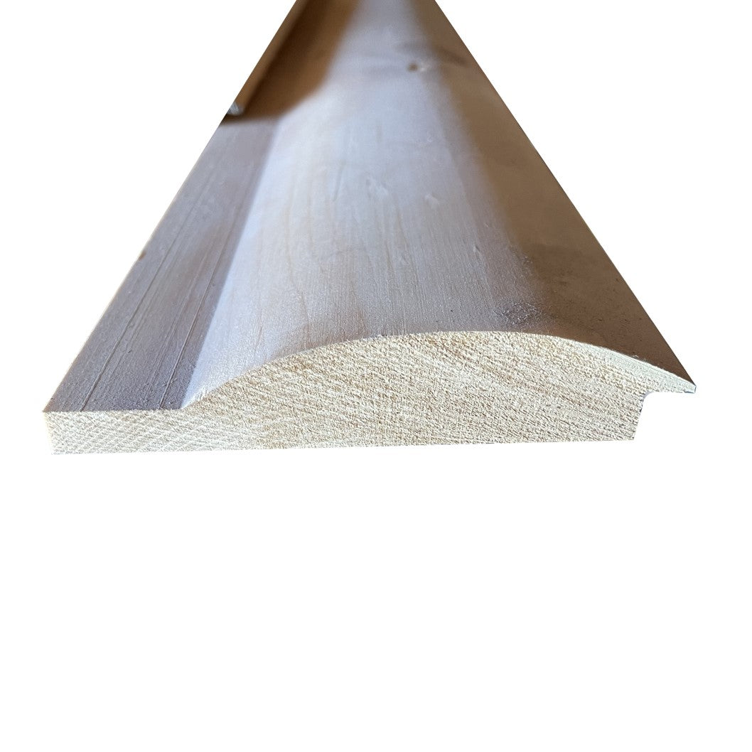 1 1/4" X 6" Pine Log Siding