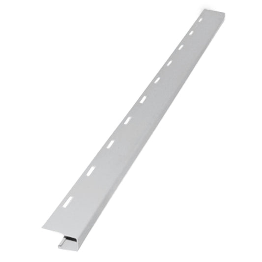 1/2" X 12' Gentek Snow White Vinyl J Trim