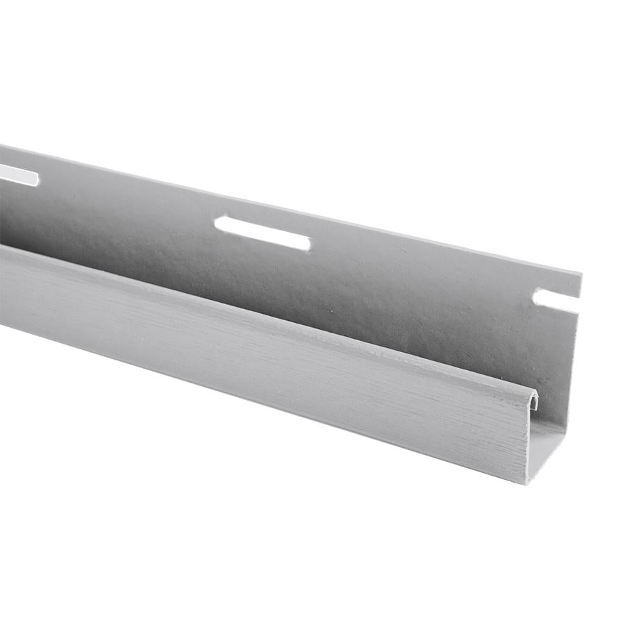 5/8" X 12' Gentek Snow White Vinyl J Trim