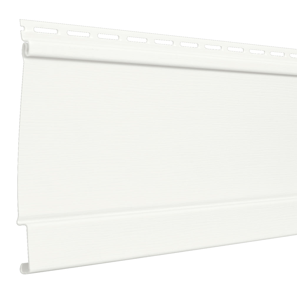 Gentek Snow White Board & Batten Vinyl Siding - 17PC/Bx (1SQ)