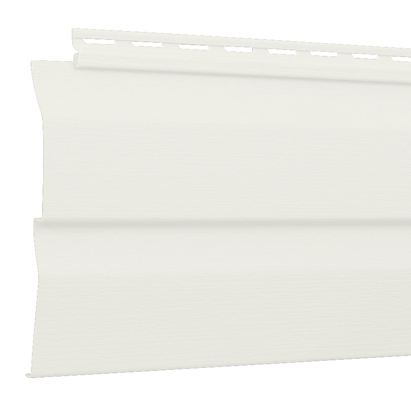 Gentek Snow White D4.5 Dutch Horizontal Vinyl Siding - PC