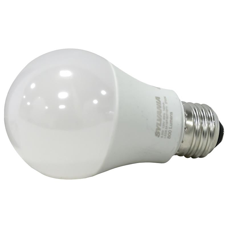 A19 Frosted LED Bulb 60W 10Yr Warm White 2700K 4/pk