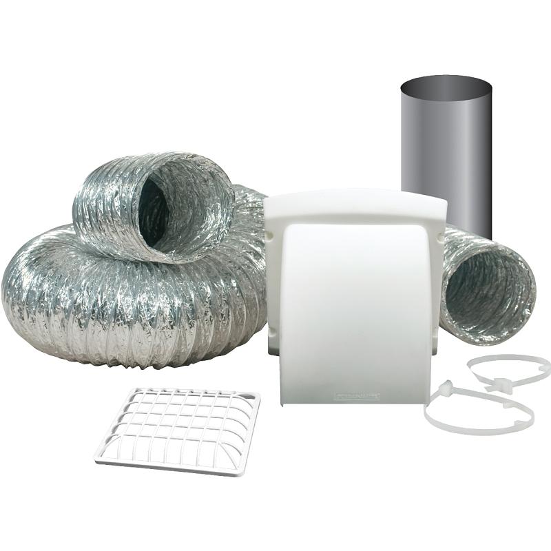 White Dryer Exhaust Vent Kit