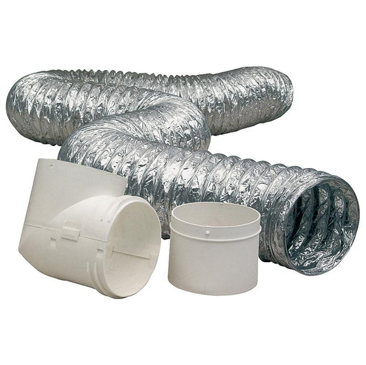 4" X 8' Aluminum Flex Dryer/Duct Connector Kit