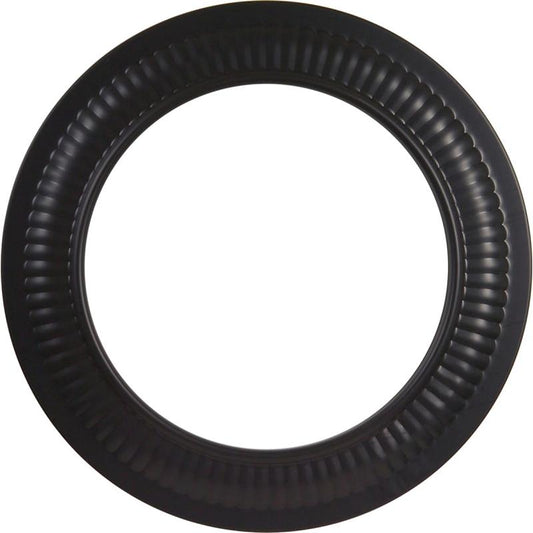 6" Black Stove Pipe Trim Collar