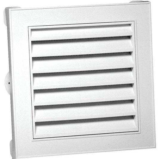 15" X 15" White Square Gable Vent