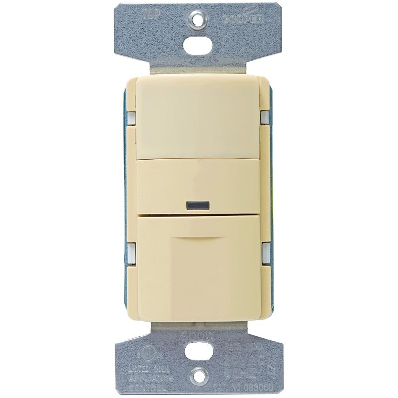 Eaton Occupancy Sensor Switch Ivory OS306U-V-K