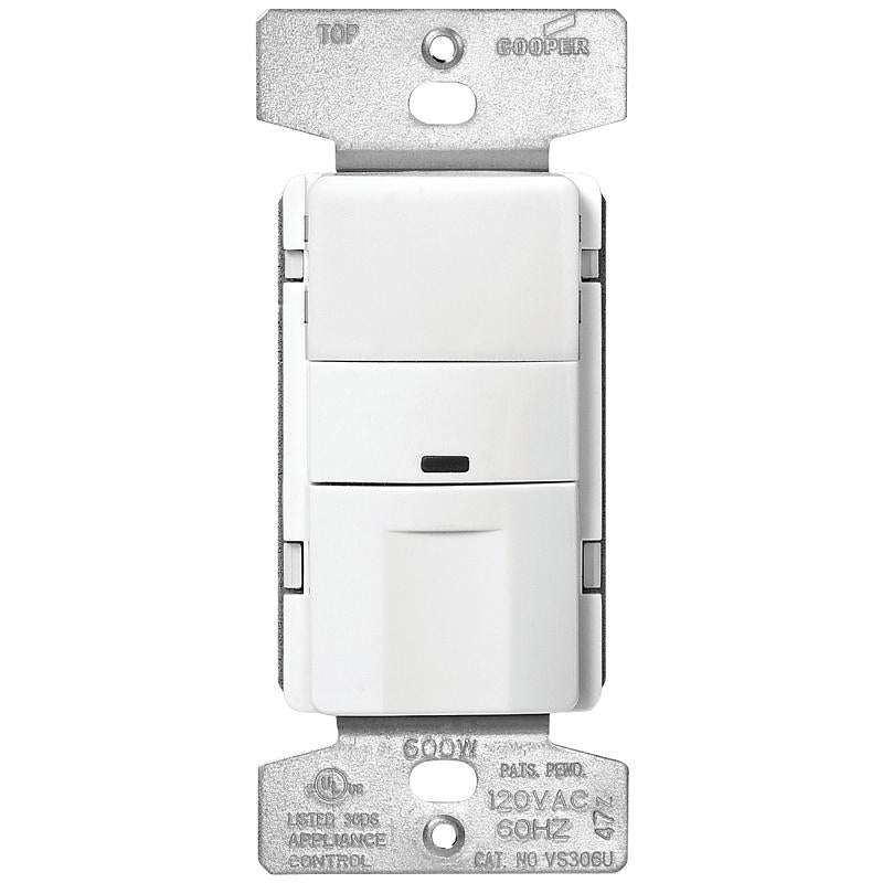 Eaton Occupancy Sensor Switch White OS306U-W-K