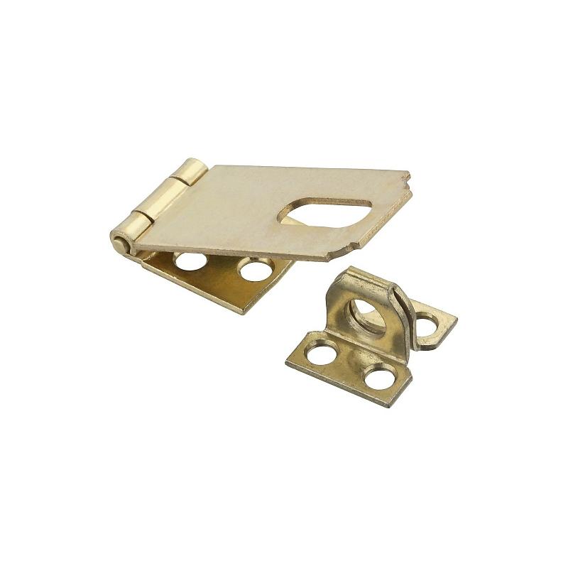 National 2 1/2" Safety Hasp Brass