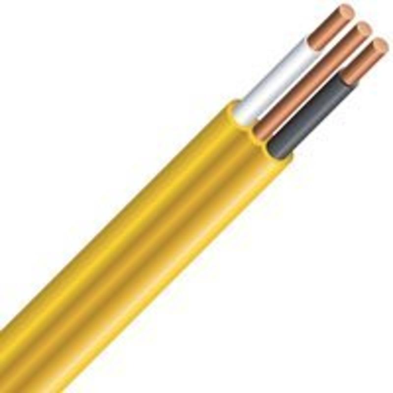 12/2 NMD90 Yellow Electrical Wire - 20M