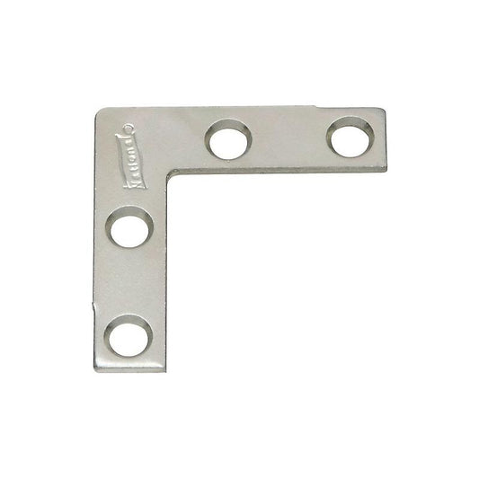 National 1 1/2" Corner Braces Zinc 4/pk