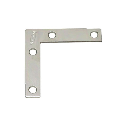 National 2 1/2" Corner Braces Zinc 4/pk