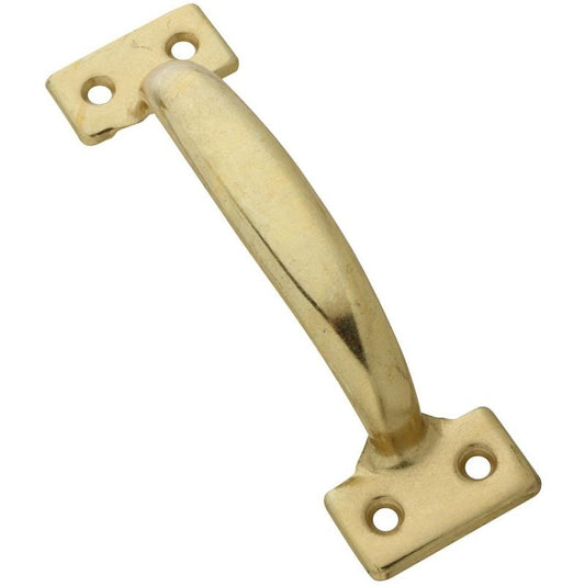 National 6 1/2" Utility Door Pull Brass