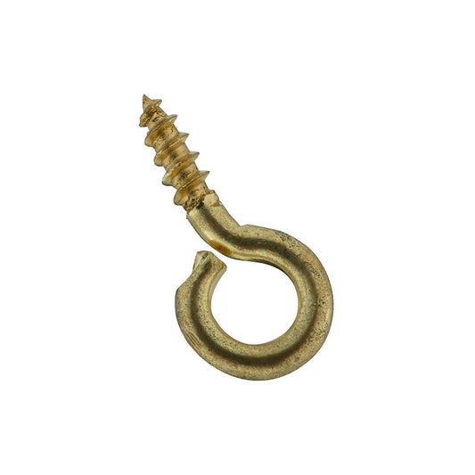 National 1/2" Eye Screw Brass 7/pk #216