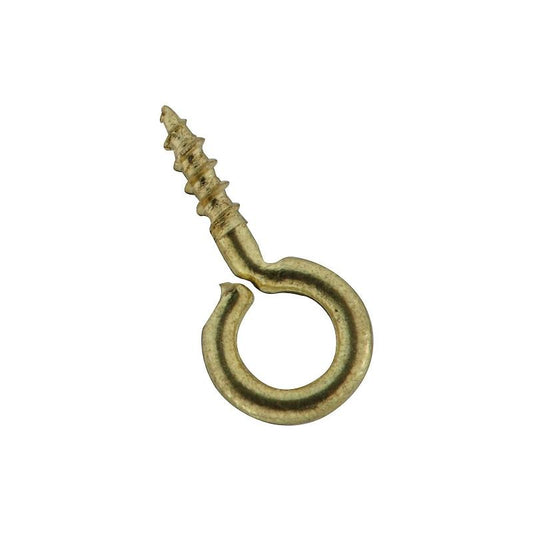 National 1/2" Eye Screw Solid Brass #217