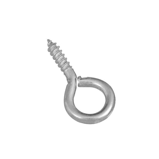 National 1 3/8" Eye Screw Zinc 8/pk