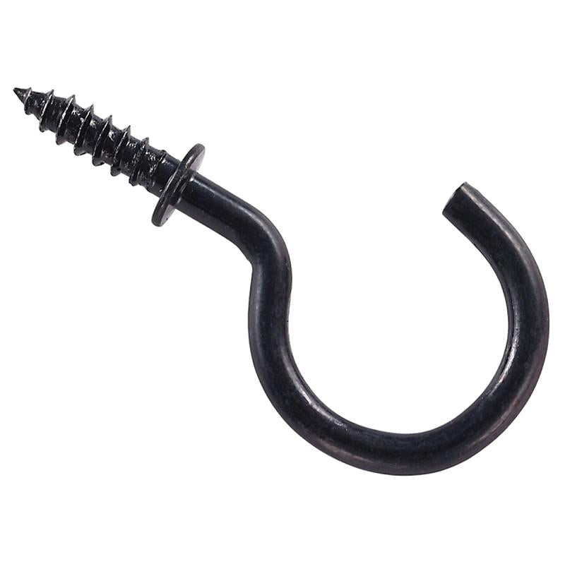 National 1" Cup Hook Black 30/bag