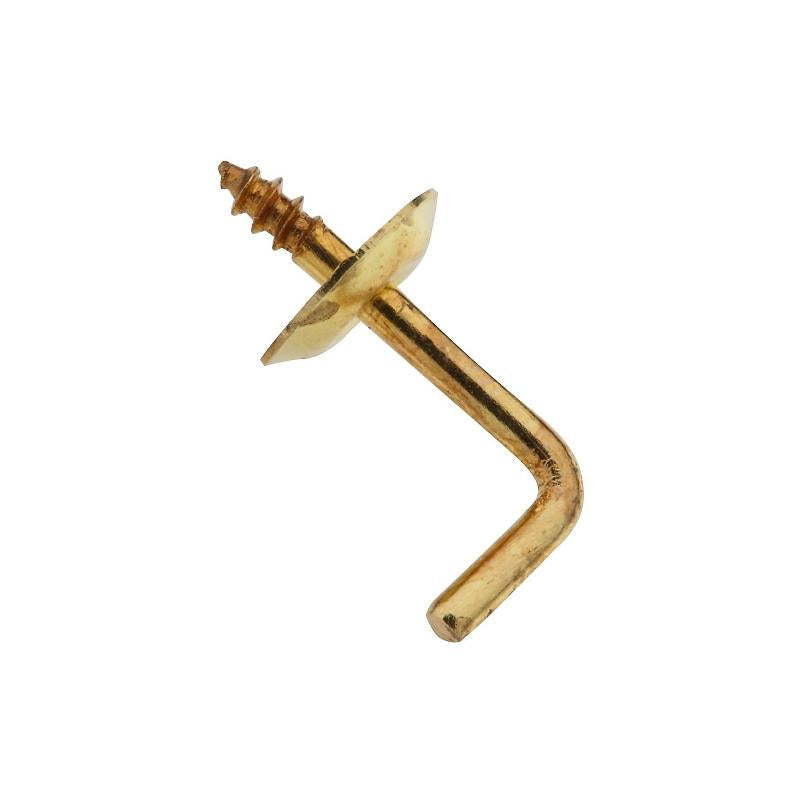 National 1/2" Shoulder Hook Brass 5/pk