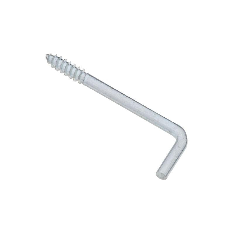 National 2 1/4" Square Bend Screw Hook 5/pk