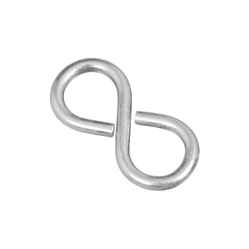 National 1 5/8" S Hook Closed Zinc 4/pk