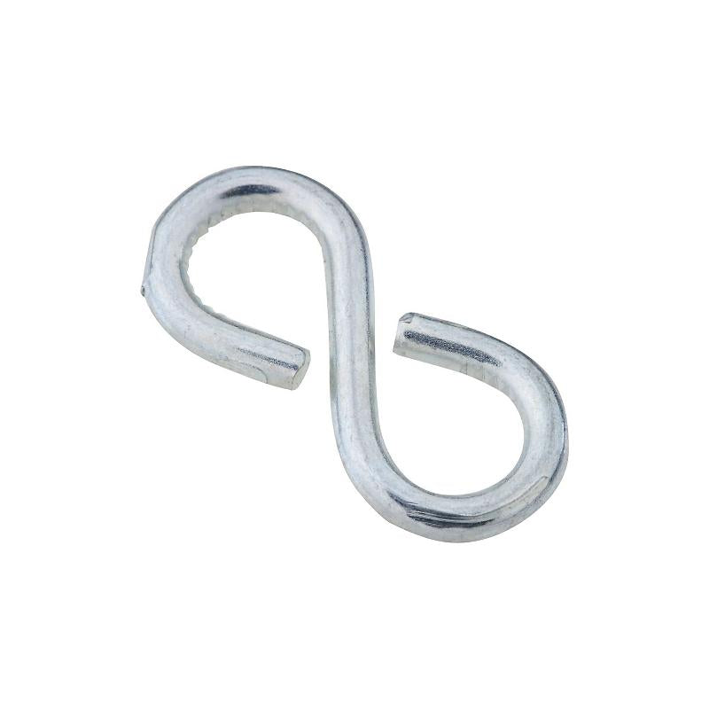 National 1 1/8" S Hook Closed Zinc 6/pk