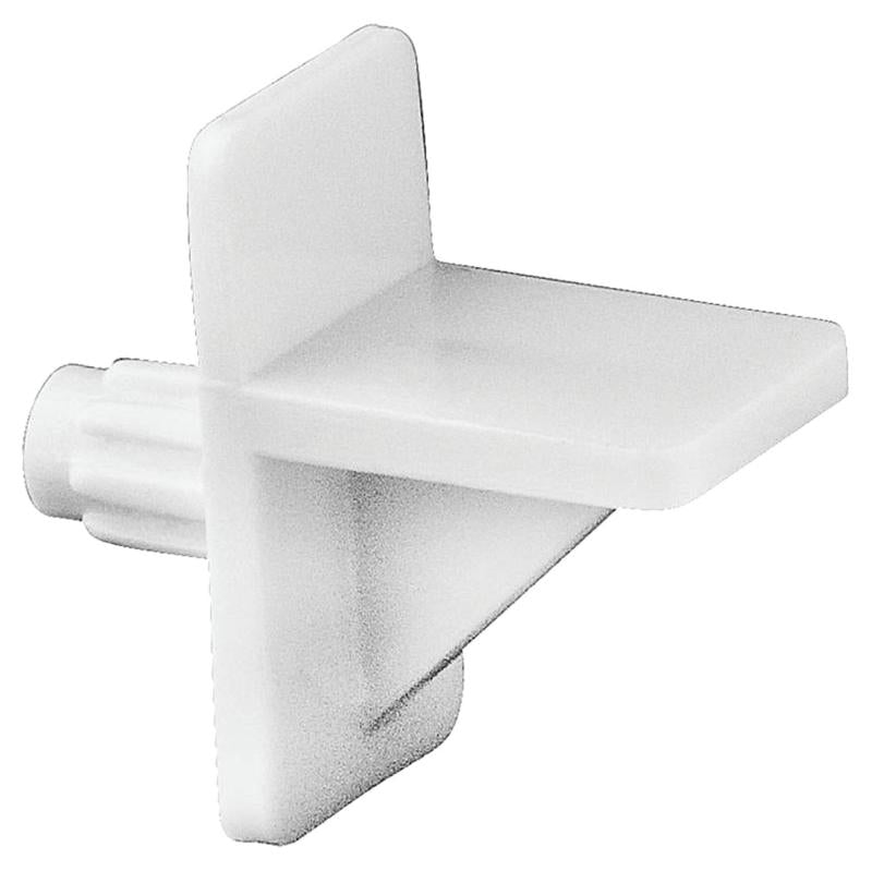 1/4" Shelf Support Peg White 8/pk