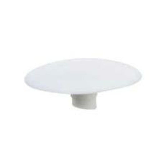 White Screw Cap Covers - 25/PK