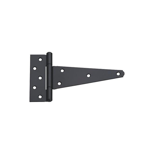 National 8" T Hinges Black 2/pk