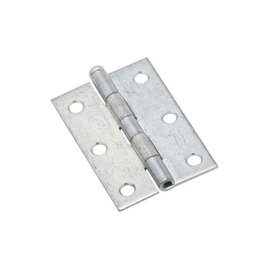 National 3" Narrow Hinges Zinc 2/pk