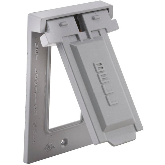 Hubbell GFCI Vertical Cover Grey 1-Gang 5103-0