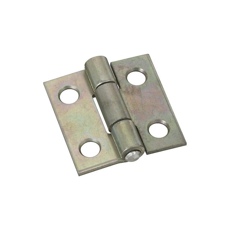 National 1" Narrow Hinges Zinc 2/pk