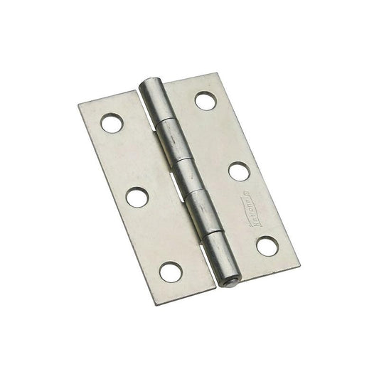 National 3" Narrow Hinges Zinc 2/pk