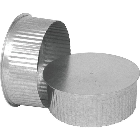 4" Galvanized End Cap