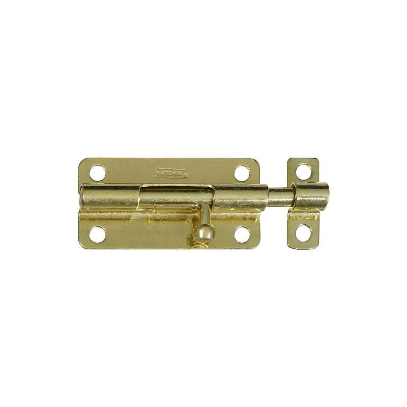 National 4" Barrel Bolt Standard Brass