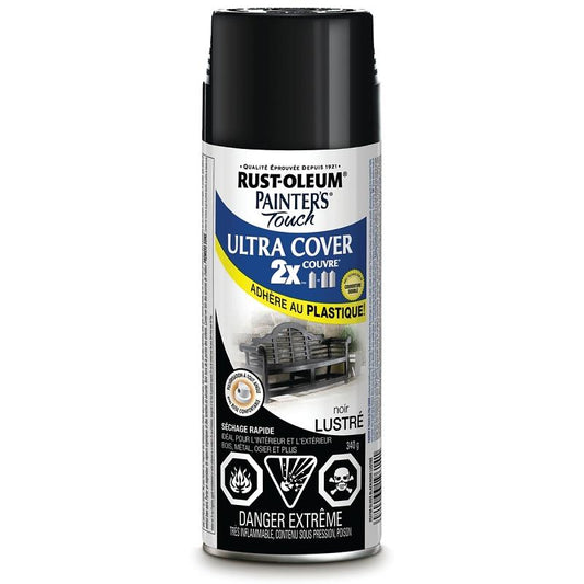 Painters Touch 2X Gloss Black 340g