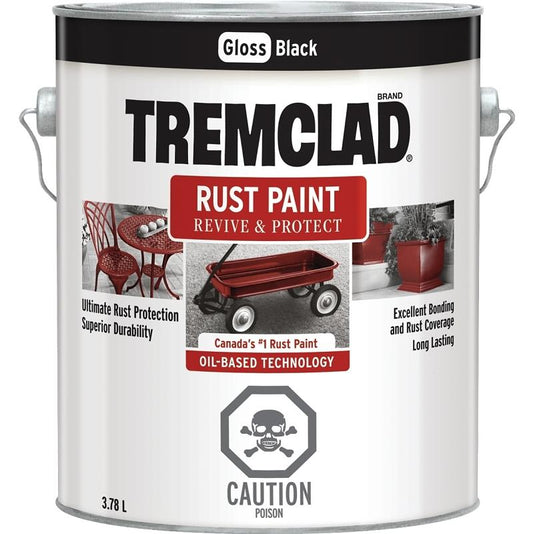 Gloss Black Rust Paint 3.78L