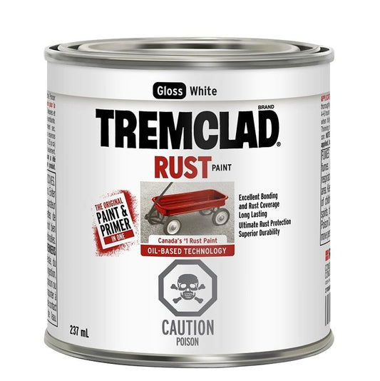 Gloss White Rust Paint 237mL