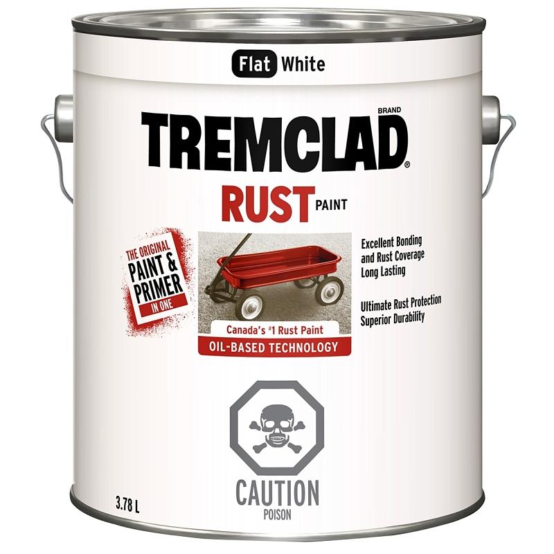 Flat White Rust Paint 3.78L