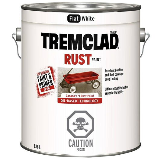 Flat White Rust Paint 3.78L