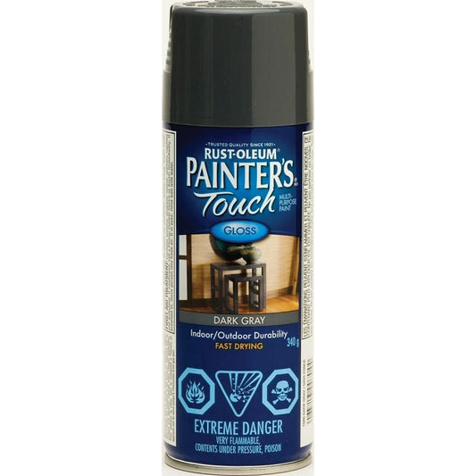 Painters Touch Multipurpose Dark Grey Gloss 340g