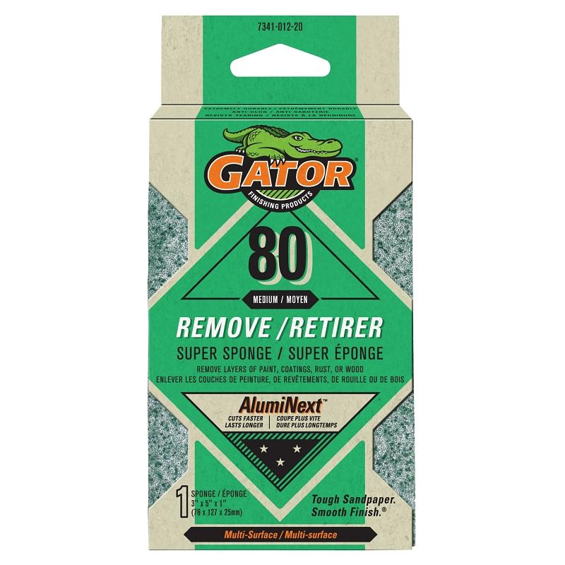 3" X 5" Sanding Sponge Gator 80Grit