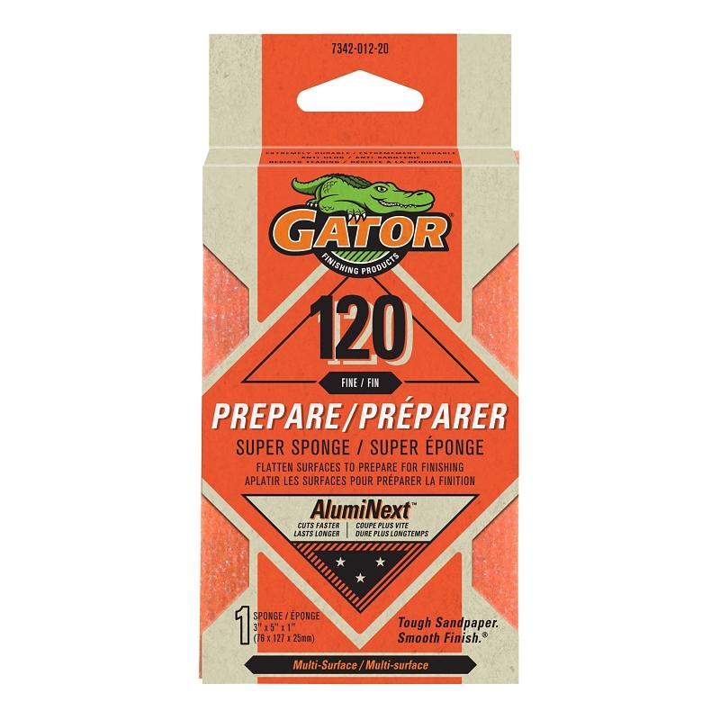 3" X 5" Sanding Sponge Gator 120Grit
