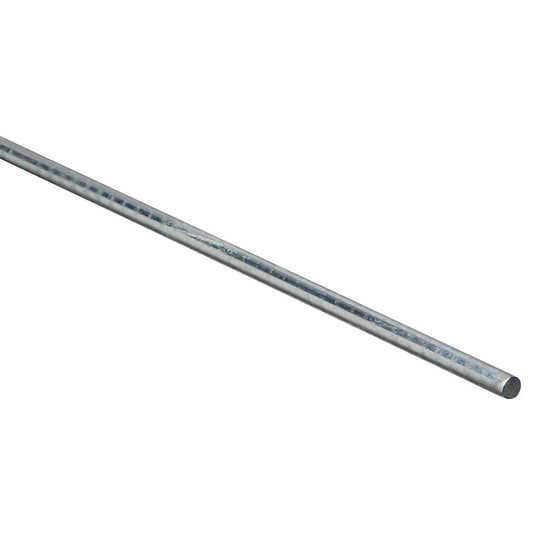 National 1/4" X 3' Smooth Steel Rod