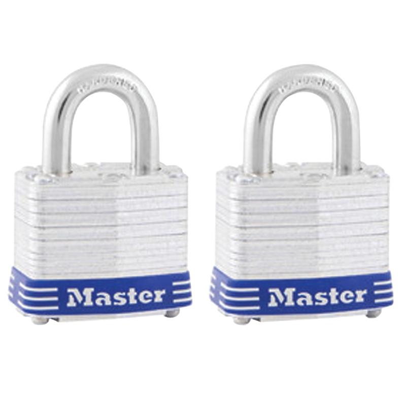 Master Lock 3t Padlock Laminated 2/pk