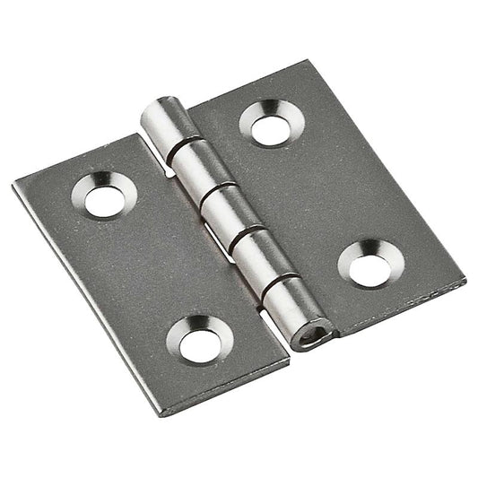 National 1" X 1" Hinges Satin Nickel 4/pk