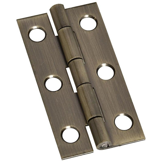 National 2" Hinges Antique Brass 2/pk