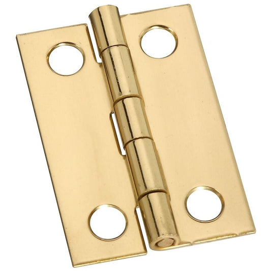 National 1 1/2" Hinges Solid Brass 2/pk