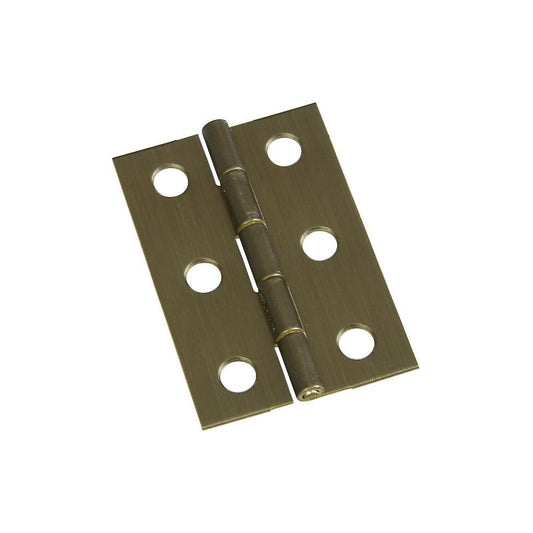 National 2" X 1 3/8" Hinges Antique Brass 2/pk